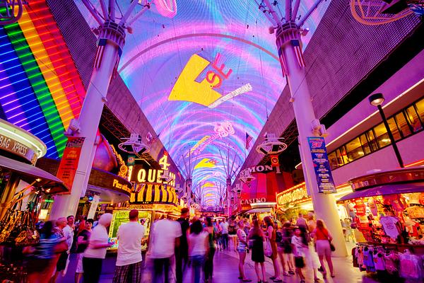 Neon-Drenched Detour: Fremont Street Experience's Sensory Overload