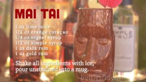 Mai Tai Ingredients 1/2 OZ Orgeat Syrup